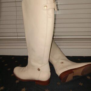 6.5 Sam Edelman Mikala Riding Boot in Eggshell